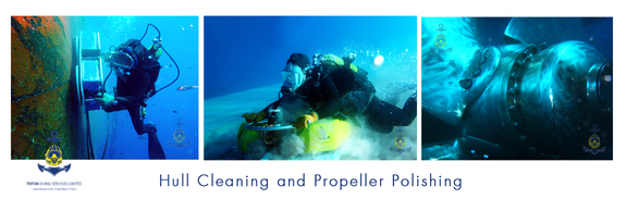 Underwater Hull Cleaning and Propeller Polishing
